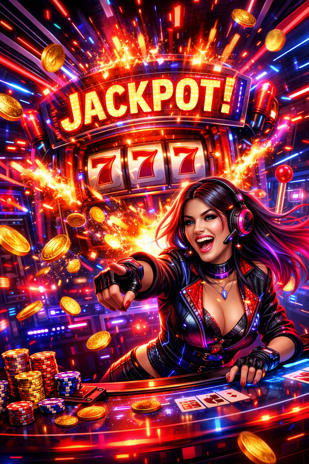 Perang mesin slot & live games